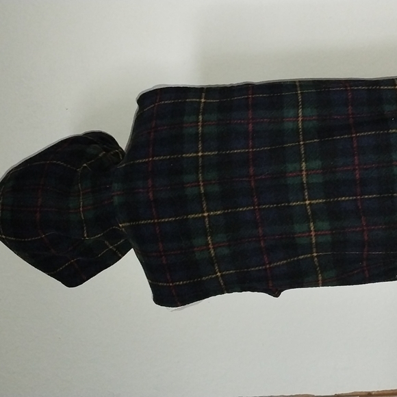 Vintage Ralph Lauren VEST HOODED CLASSIC Tartn Green Plaid  UNISEX  Size Small P - Picture 8 of 11